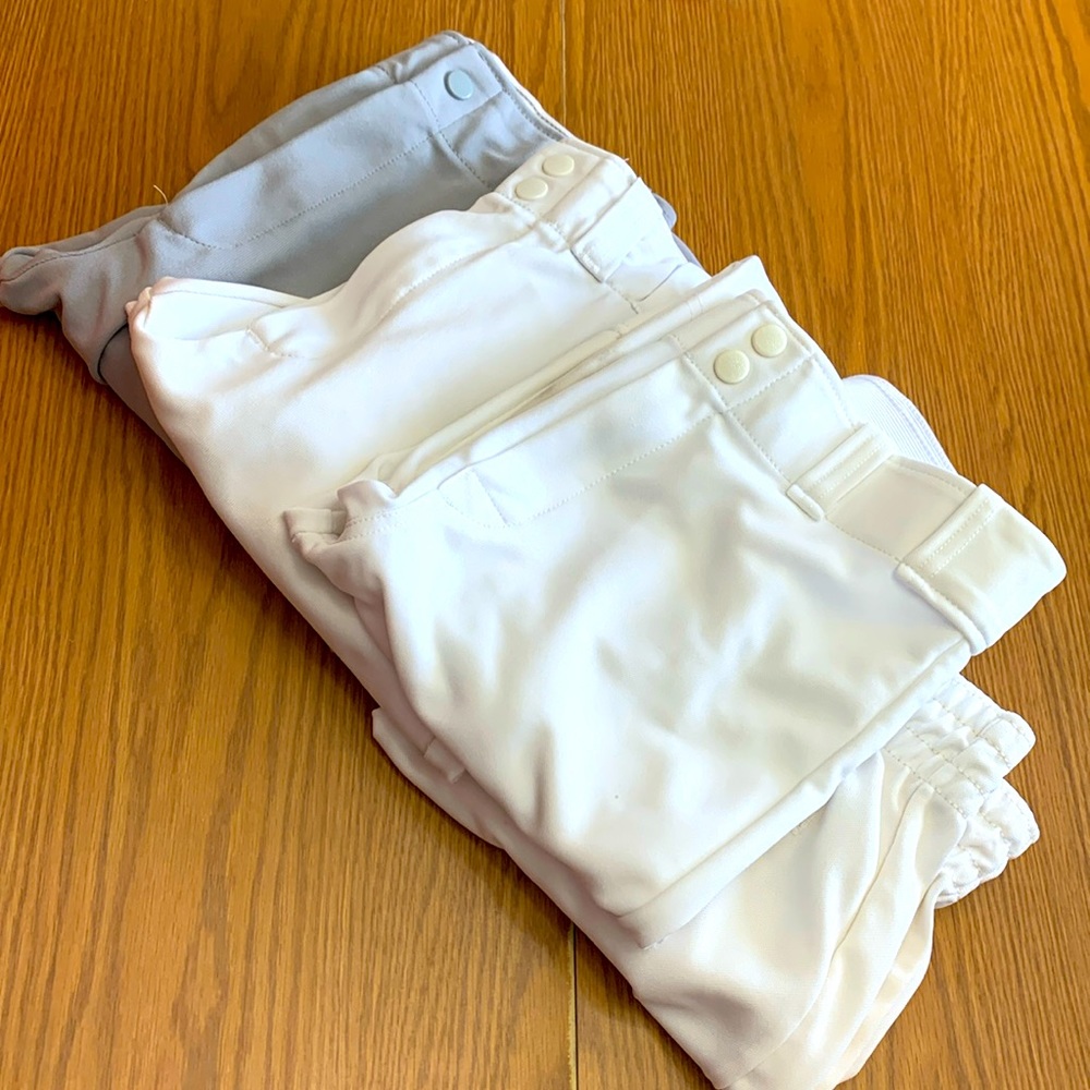 4 Youth Large Baseball Pants - Great for Practice Pants
